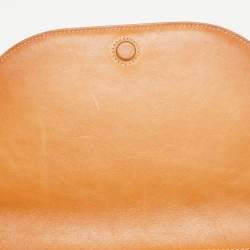 Burberry Pale Orange Leather Small Olympia Shoulder Bag