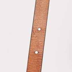 Pre Owned Burberry Brown House Check Fabric and Leather Bridle Tote