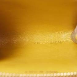 Burberry Beige/Yellow Haymarket Check PVC and Leather Coin Purse