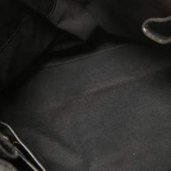 مملوكة مسبقًا Burberry Black/Beige House Check Fabric and Leather Large Beaton Tote