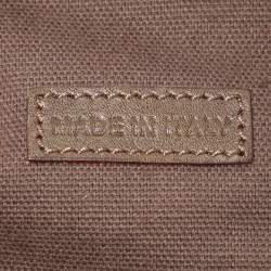 Burberry Brown House Check Canvas and Leather Beaton Tote