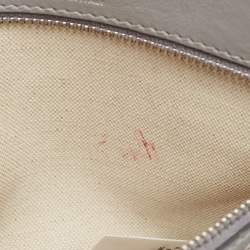 Burberry Grey/Pink Check Canvas and Leather Mini Pocket Bag