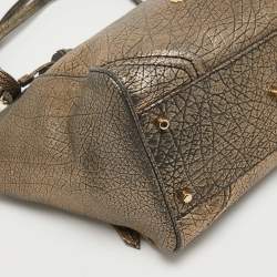 Burberry Metallic Leather Canterbury Tassel Tote