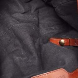 Burberry Brown/Beige House Check Canvas and Leather Canterbury Tote
