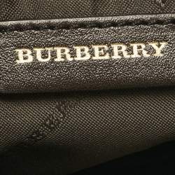 Burberry Beige Haymarket Check Coated Canvas Chain Pochette