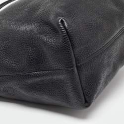 Pre Owned حقيبة يد بربري ساليسبري جلد أسود