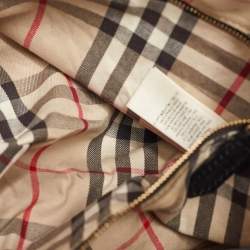 Pre Owned حقيبة يد بربري ساليسبري جلد أسود