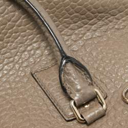 مملوكة مسبقًا Burberry Beige Grain Leather Orchard Satchel