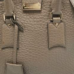مملوكة مسبقًا Burberry Beige Grain Leather Orchard Satchel
