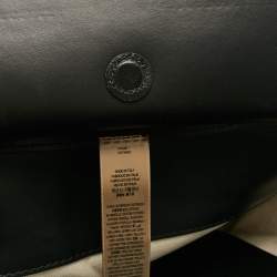 Burberry Black/Natural Canvas and Leather Medium Marais Belt Tote