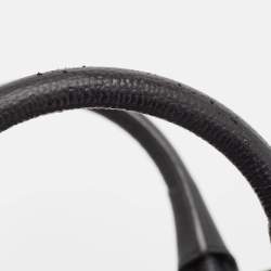 مملوكة مسبقًا حقيبة يد توتس بربري بانير قماش كاروهات هاوس وجلد أسود/ بيج صغيرة