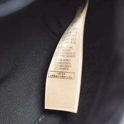 Pre Owned Burberry Dark Grey Satin  Crystal Embellished Pin Clutch