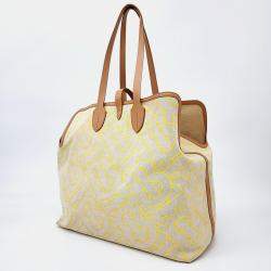 Burberry Canvas Belt Tote Bag