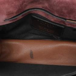 Burberry Brown Canvas and Leather Small Macken Crossbody Bag