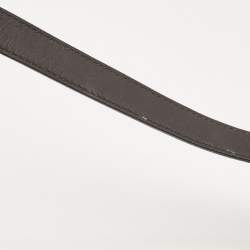 Pre Owned Burberry Burgundy Leather Small Medley Buckle Crossbody Bag