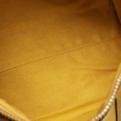 Burberry Yellow/Brown Leather Medium Alchester Bowling Bag