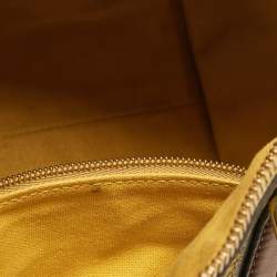Burberry Yellow/Brown Leather Medium Alchester Bowling Bag