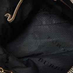 Burberry Taupe Grey Grain Leather Small Orchard Bowler Bag