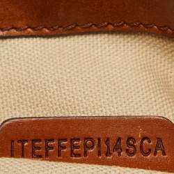 Burberry Brown Mega Check Canvas and Leather Orton Tote