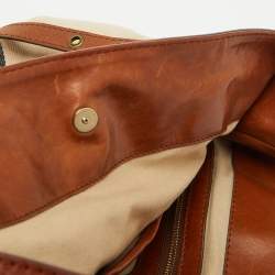Burberry Brown Mega Check Canvas and Leather Orton Tote