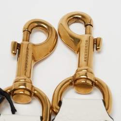 Pre Owned Burberry Tricolor Leather Large Marais Belt Bag