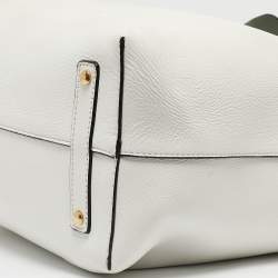 Pre Owned Burberry Tricolor Leather Large Marais Belt Bag