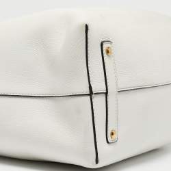 Pre Owned Burberry Tricolor Leather Large Marais Belt Bag