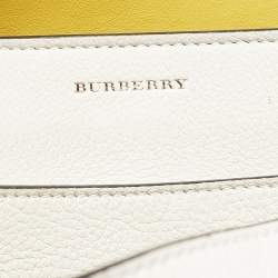 Pre Owned Burberry Tricolor Leather Large Marais Belt Bag