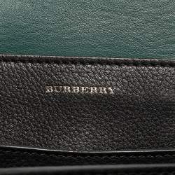 Burberry Black/Yellow Leather Medium Belt Tote