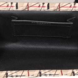 Burberry Multicolor Satin Frame Clutch