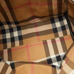 مملوكة مسبقًا Burberry Black Leather Salisbury Tote