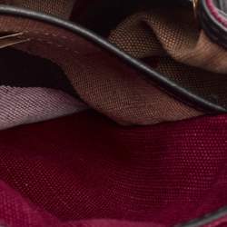 Burberry Magenta Mega Check Canvas Chiltern Backpack