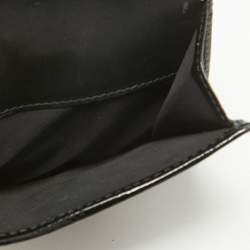 Burberry Smoke Beat Check Nylon and Patent Leather French Wallet