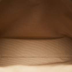 Pre Owned Burberry Black/Beige Supernova Check PVC Medium Drawstring Backpack