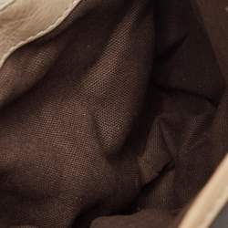 Burberry Smoked Check PVC and Leather Lowry Tote