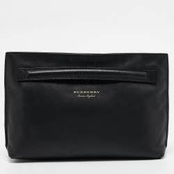 Burberry Black Pendleton Clutch