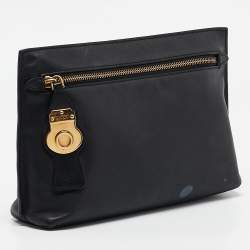 Burberry Black Pendleton Clutch