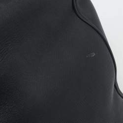 Burberry Black Leather DK88 Top Handle Bag