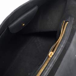Burberry Black Leather DK88 Top Handle Bag