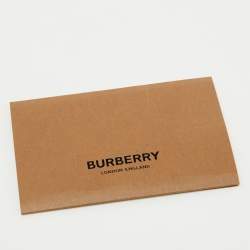 Pre Owned Burberry Blue/Black Denim and Leather Medium Note Logo Shoulder Bag