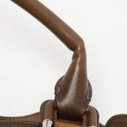 Burberry Brown House Check Canvas and Leather Beaton Tote