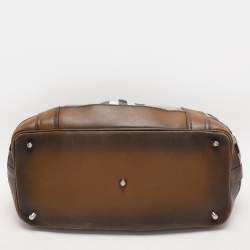 Burberry Brown House Check Canvas and Leather Beaton Tote