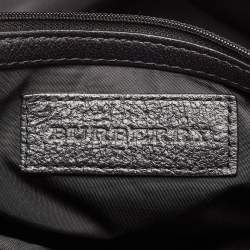 Burberry Black Super Nova Check Nylon Diaper Bag