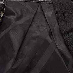 Burberry Black Super Nova Check Nylon Diaper Bag