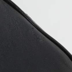 Burberry Black Check Nylon and Leather Maskell Hobo