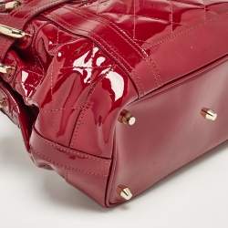 مملوكة مسبقًا حقيبة يد توتس بربري بيبي بتون جلد مبطن أسود