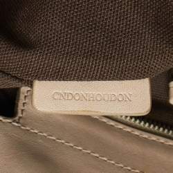 مملوكة مسبقًا Burberry Beige Smoke Check PVC and Leather Tote