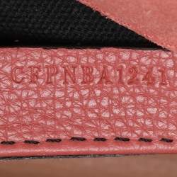 Pre Owned Burberry Pink House Check Canvas and Leather Macken Crossbody Bag