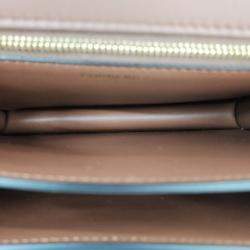 Burberry Black/Red Leather TB Small Crossbody Bag