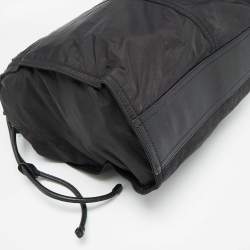 Burberry Black Nylon and Leather Buckleigh Tote